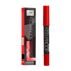 Карандаш-помада для губ Menow-Pro Kiss Proof Powder Matte водостойкий, тон 01, 4,2 г