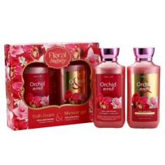 Подарочный набор URAL LAB Orchid neroli, гель для душа, пена для ванны, 2х295 мл
