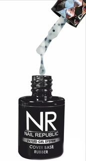 Каучуковая камуфлирующая база для гель-лака Cover Base Rubber Nail Republic №050, 10 мл