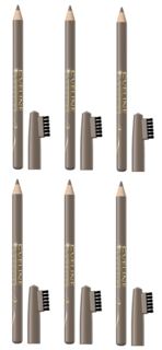 Карандаш для бровей Eveline Cosmetics Eyebrow Pencil контурный 5 г Light Brown 6шт