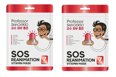 Маска для лица Professor SkinGOOD косметическая sos reanimation 2 шт