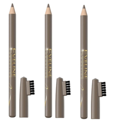 Карандаш для бровей Eveline Cosmetics Eyebrow Pencil контурный 5 г Light Brown 3шт