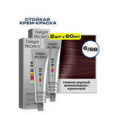 Крем-краска CONSTANT DELIGHT для окрашивания волос Delight Trionfo 6.68 60 мл 2 шт