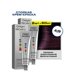 Крем-краска CONSTANT DELIGHT для окрашивания волос Delight Trionfo 4.9 60 мл 2 шт
