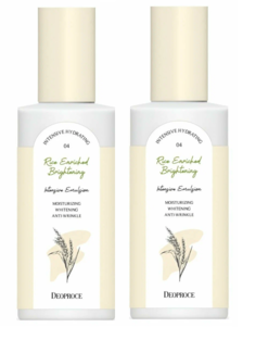 Эмульсия для лица Deoproce Rice Enriched Brightening Intensive Emulsion 200 мл 2 шт