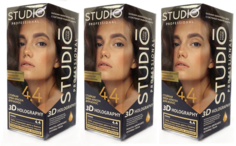 Краска для волос Studio Professional Essem Hair 4.4 Мокко 115 мл 3 шт