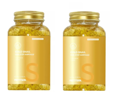 Сыворотка PRETTY SKIN ампульная с муцином улитки и золотом One Step Ampoule 250 мл 2 шт Prettyskin