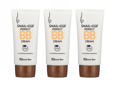 ББ крем SECRET SKIN с экстрактом улитки SNAIL EGF PERFECT BB CREAM 50мл 3 шт