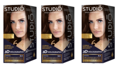 Краска для волос Studio Professional Essem Hair 6.4 Шоколад 115 мл 3 шт