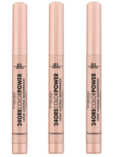 Тени-карандаш для век Deborah Milano 24Ore Color Power Eyeshadow тон 01 1.4 г 3 шт