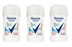 Дезодорант Rexona для тела Минеральная пудра, стик, 40 мл х 3 шт