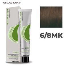 Крем-краска Elgon Get the Color Dolce 6/8MK Тёмный блонд Шоколадный мокка 100 мл