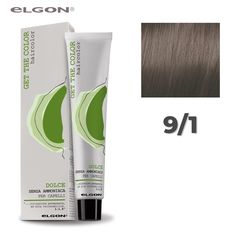 Крем-краска Elgon Get the Color Dolce 9/1 Очень светлый блонд Пепельный 100 мл