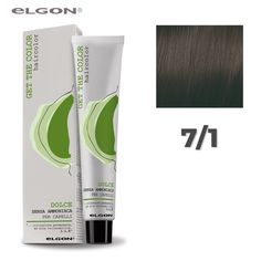 Крем-краска Elgon Get the Color Dolce 7/1 Блонд Пепельный 100 мл