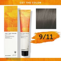 Стойкая краска для волос Elgon Get the Color 9/11 Блонд Пепельный интенсивный, 100 мл