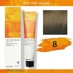 Стойкая краска для волос Elgon Get the Color 8 Светло-русый, 100 мл