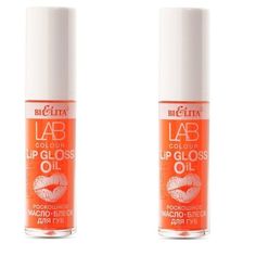 Белита Масло-блеск для губ Red Peach, 02, 5 мл, 2 шт Bielita