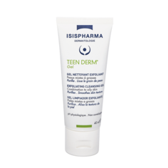 Гель для умывания IsisPharma Teen Derm очищающий и отшелушивающий для проблемной кожи 40мл