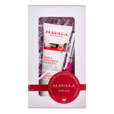 Подарочный набор Mavala крем для рук с пребиотиками и блеск для губ Бабл-гам