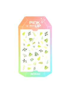 Наклейки для ногтей Pink Up Decor Nail Stickers переводные тон 14