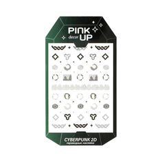 Наклейки для ногтей Pink Up Decor cyberpunk collection 2d тон 218 5 г