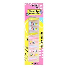 Набор накладных ногтей Pink Up Pretty Collection тон 01 24 шт