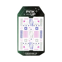 Наклейки для ногтей Pink Up Decor cyberpunk collection 2d тон 219 5 г