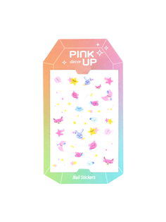Наклейки для ногтей Pink Up Decor Nail Stickers переводные тон 18
