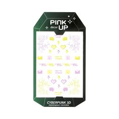 Наклейки для ногтей Pink Up Decor cyberpunk collection 3d тон 214 5 г