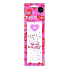 Татуировки переводные для тела Deco Love by Miami tattoos Love you