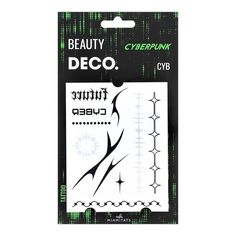 Переводное тату Deco Cyberpunk by Miami tattoos cyb