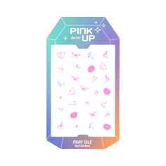 Наклейки для ногтей PINK UP Decor Nail Stickers переводные тон 221