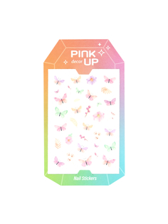 Наклейки для ногтей Pink Up Decor Nail Stickers переводные тон 17