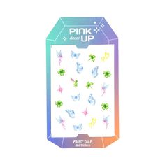 Наклейки для ногтей PINK UP Decor Nail Stickers переводные тон 220