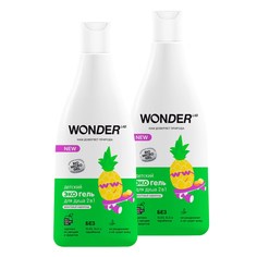 Гель для душа 2 в 1 WONDER LAB ЭКО Детский с ароматом фруктового мармелада 550 мл 2шт