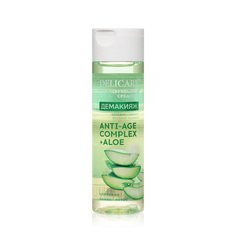 Средство для снятия водостойкого макияжа с глаз Delicare Anti-age complex Aloe 120 мл