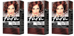 Крем-краска для волос Fara Classic красное дерево тон 510 115 мл 3 шт