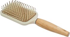 Расческа массажная Kaizer Pro Wooden handle квадратная