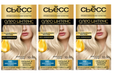 Крем-краска Syoss стойкая без аммиака Oleo Intense 10-50 Дымчатый блонд 115мл 3 шт