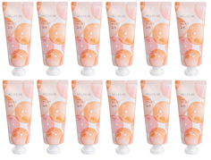 Крем для рук Welcos с персиком Perfumed Hand Cream Peach 60 г 12 шт