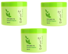 Крем WELCOS Green Tea Fresh Cleansing Cream 300 г 3 шт