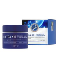 Молочко для лица ENOUGH очищающее с коллагеном Ultra X10 Collagen Cleansing Milk