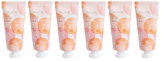 Крем для рук Welcos с персиком Perfumed Hand Cream Peach 60 г 6 шт