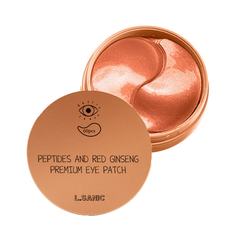 Патчи LSANIC гидрогелевые с пептидами и экстрактом красного женьшеня Peptides L’Sanic