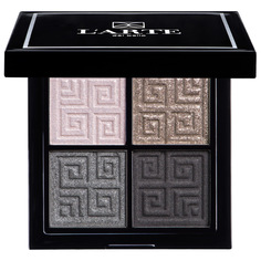 Палетка теней Larte del bello Quadro Eleganto тон 04 greyest day серая