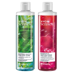 Гель для душа Avon Senses Морская лагуна 250 мл Малиновое удовольствие 250 мл