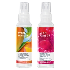 Лосьон-спреи для тела Avon Senses освежающие 2 шт x 100 мл