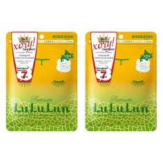 Маска для лица LuLuLun Увлажняющая Premium Face Mask Melon 7 шт 130 г