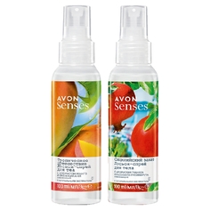 Лосьон-спреи для тела Avon Senses освежающие 2 шт x 100 мл