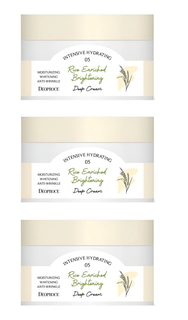 Крем для лица Deoproce rice enriched brightening deep 100 г 3 шт